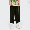 Men's Pants Draw Rope Splash-Ink Casual Wholesale